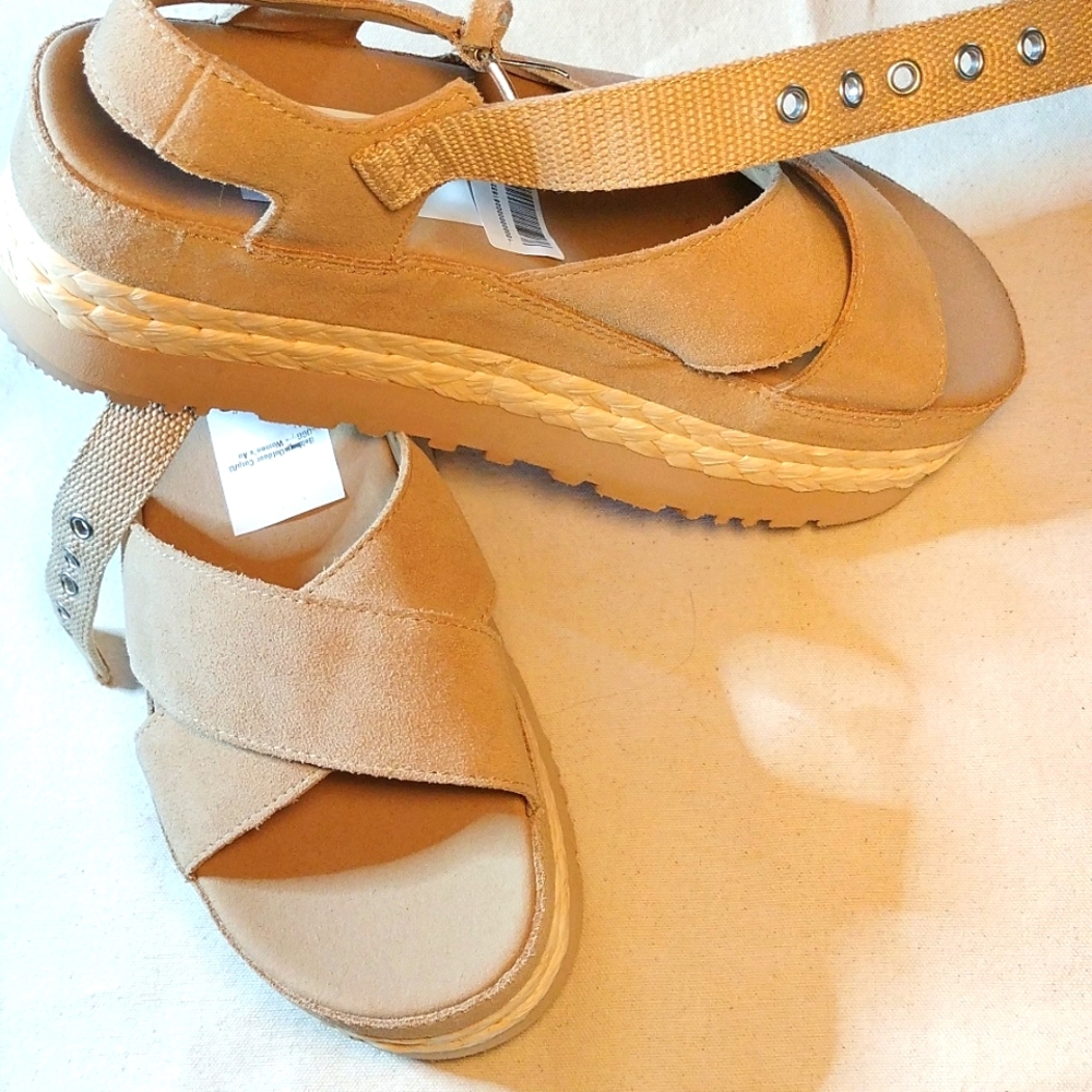UGG platform sandals, 8, new with tags unused